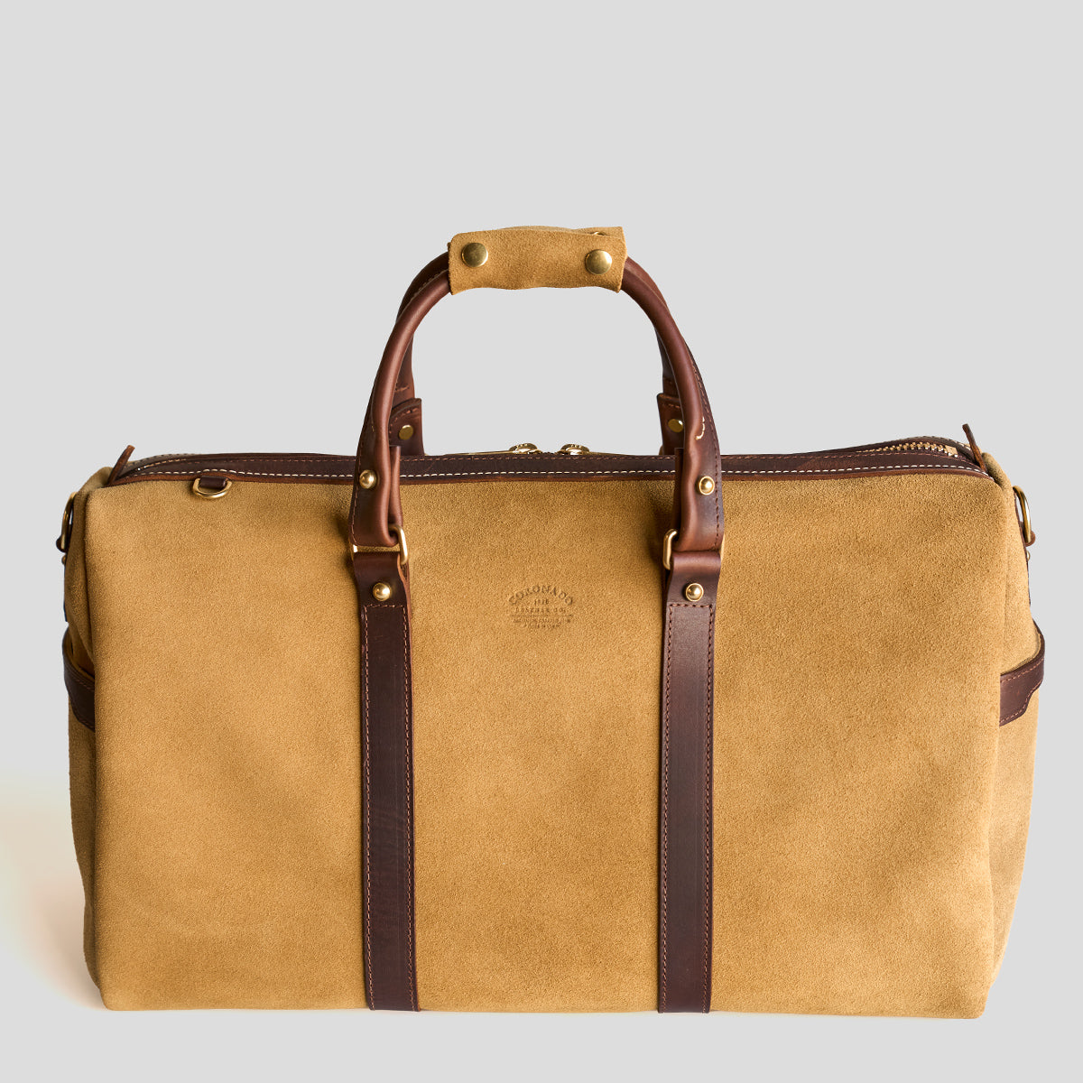 No.007 Duffel Travel Set | Coyote Suede & Latigo