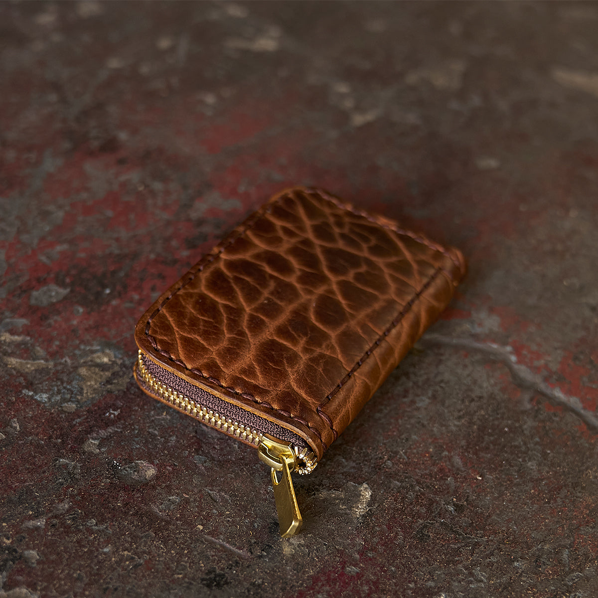 Full-Zip Bison No.20 Wallet | Walnut
