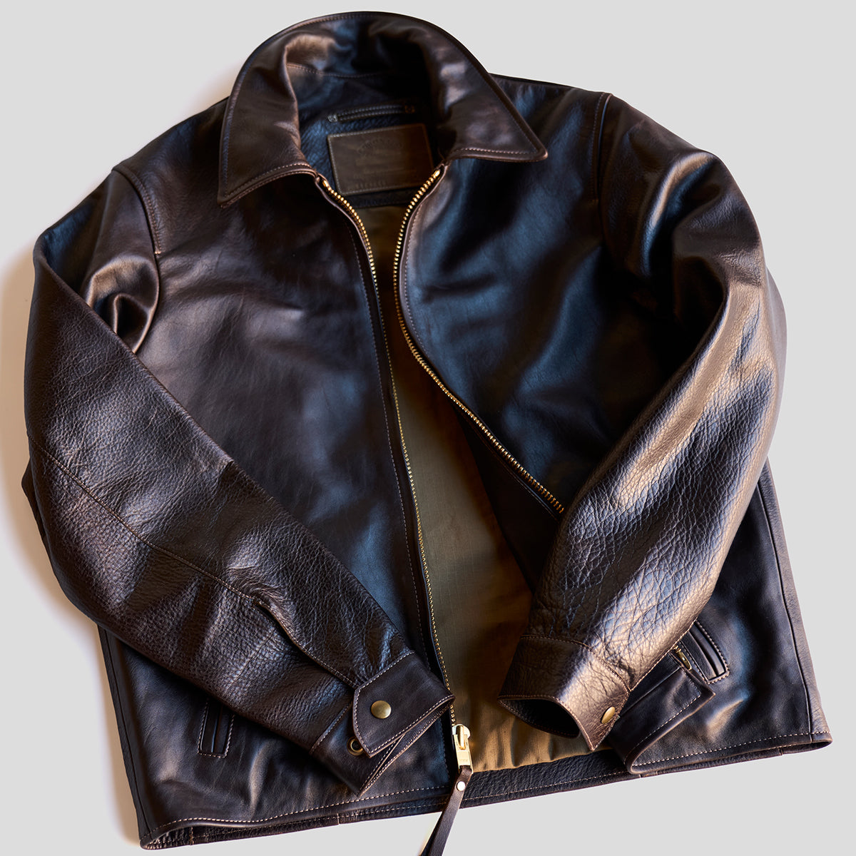 No.115 Classic Bomber | Horween® Horsehide Brown