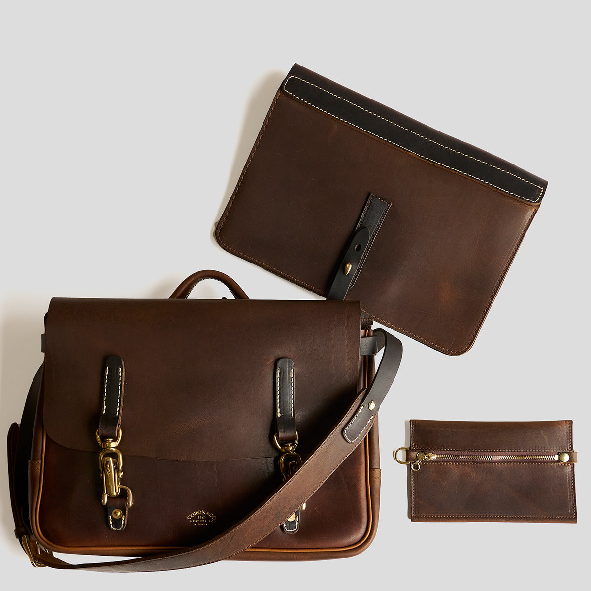 Vintage Horween® Mailbag #130 | Brown