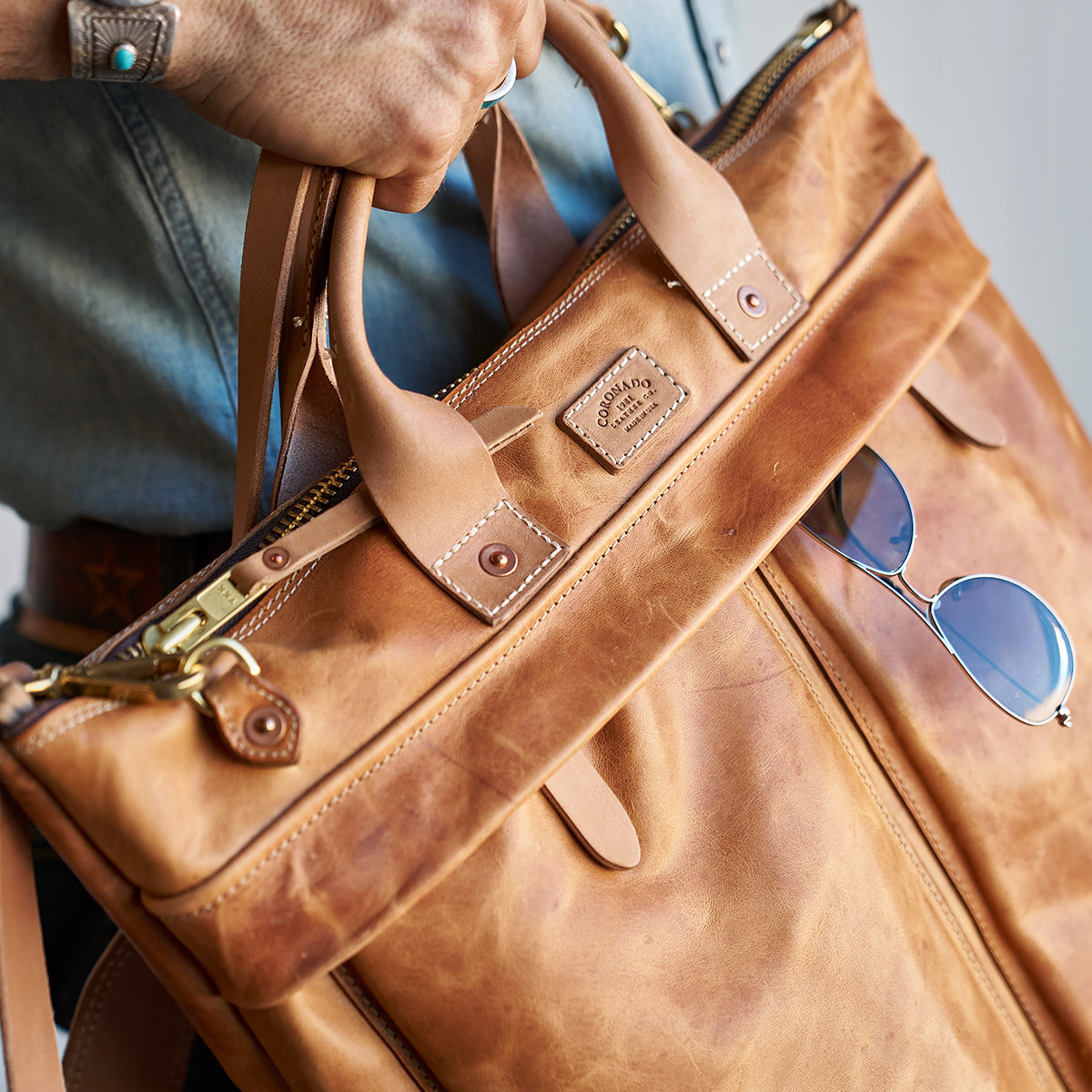 No.160 Primo Tote | Horween® Horsehide Natural LE