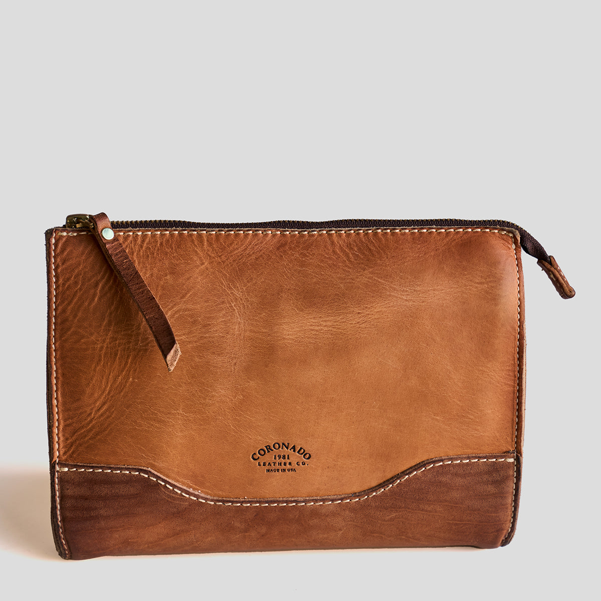 No.194 Utility Pouch | Stone-Washed Natural
