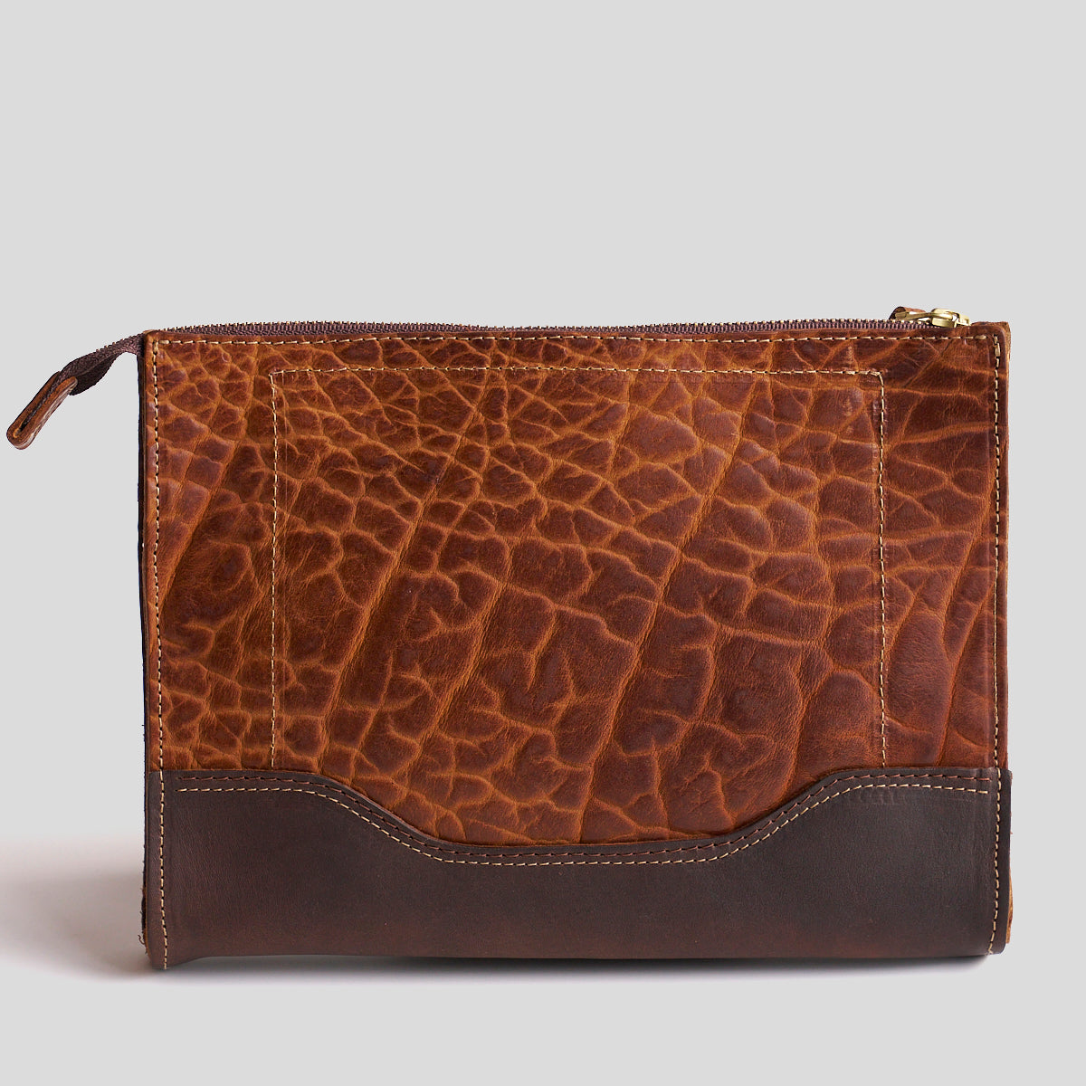 No.195 Bison Utility Pouch | Walnut