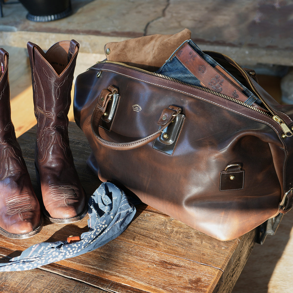 No.205 Duffel | Horween® Brown & Shell LE x10