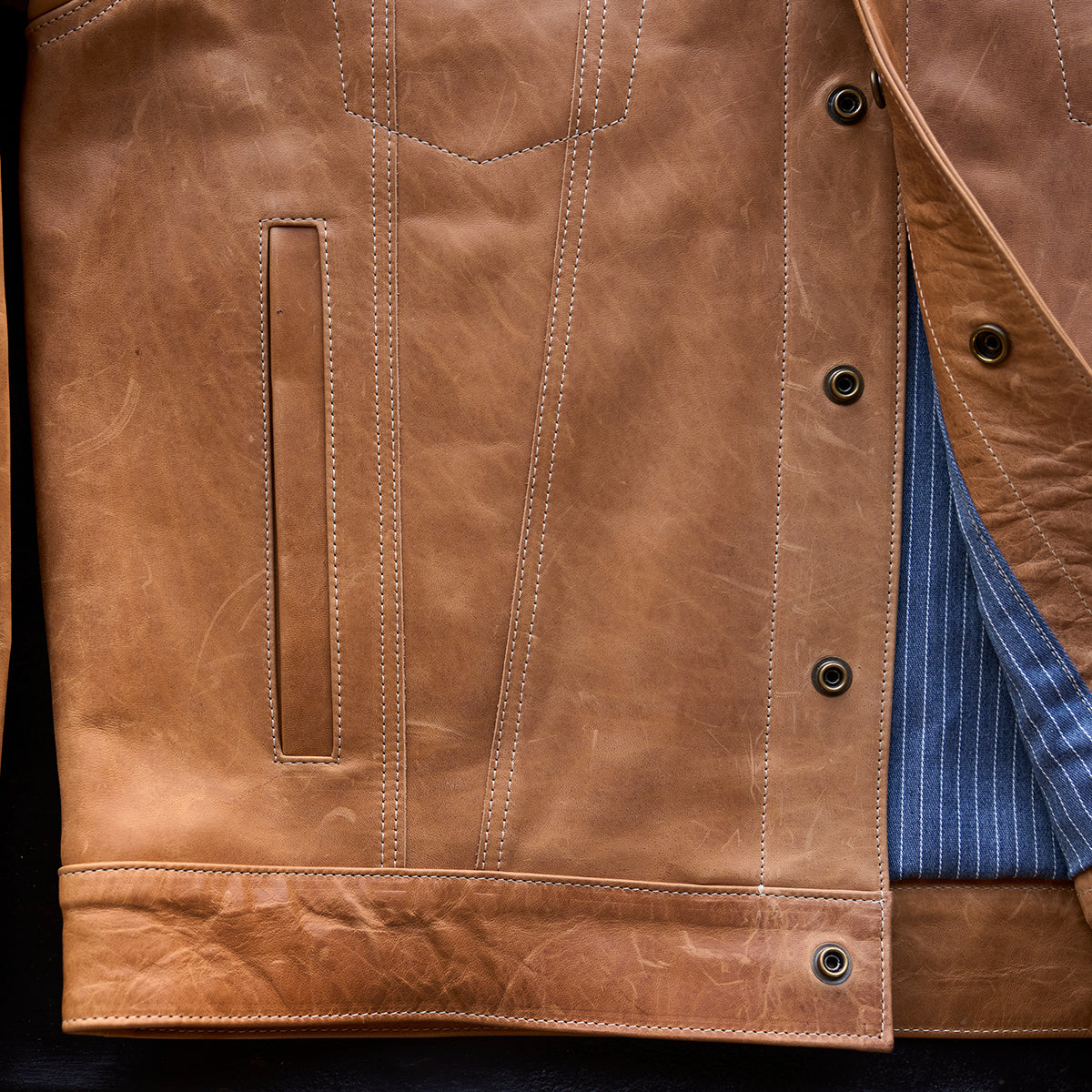 No.210 Dean | Horween® DHF Natural Horsehide LE
