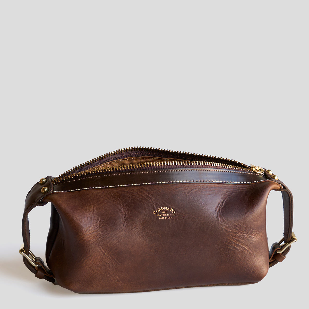 No.299 Travel Dopp | Horween® Brown Dublin & Shell LE