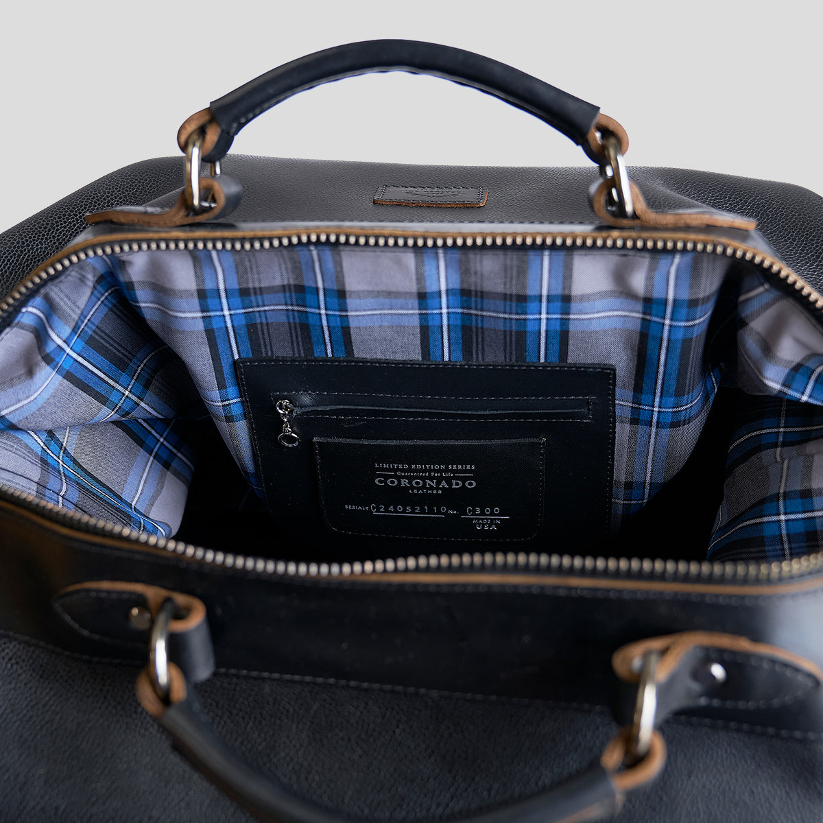 No.300 Field Duffel Horween Football Black | LE x5 Made