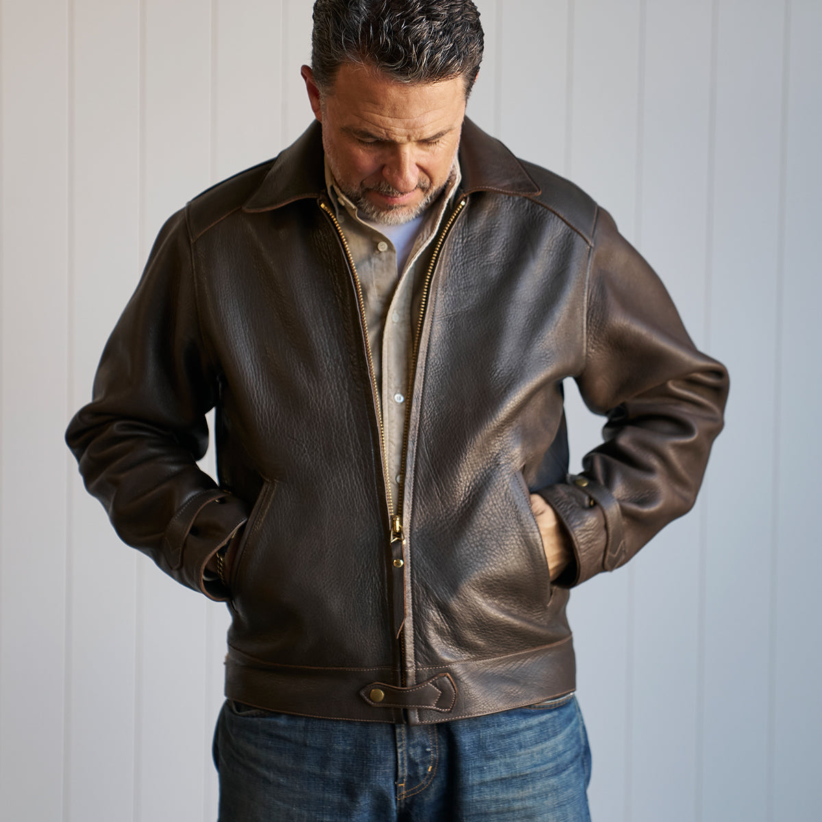 No.69 Union Jacket | Horween® Deerskin x8
