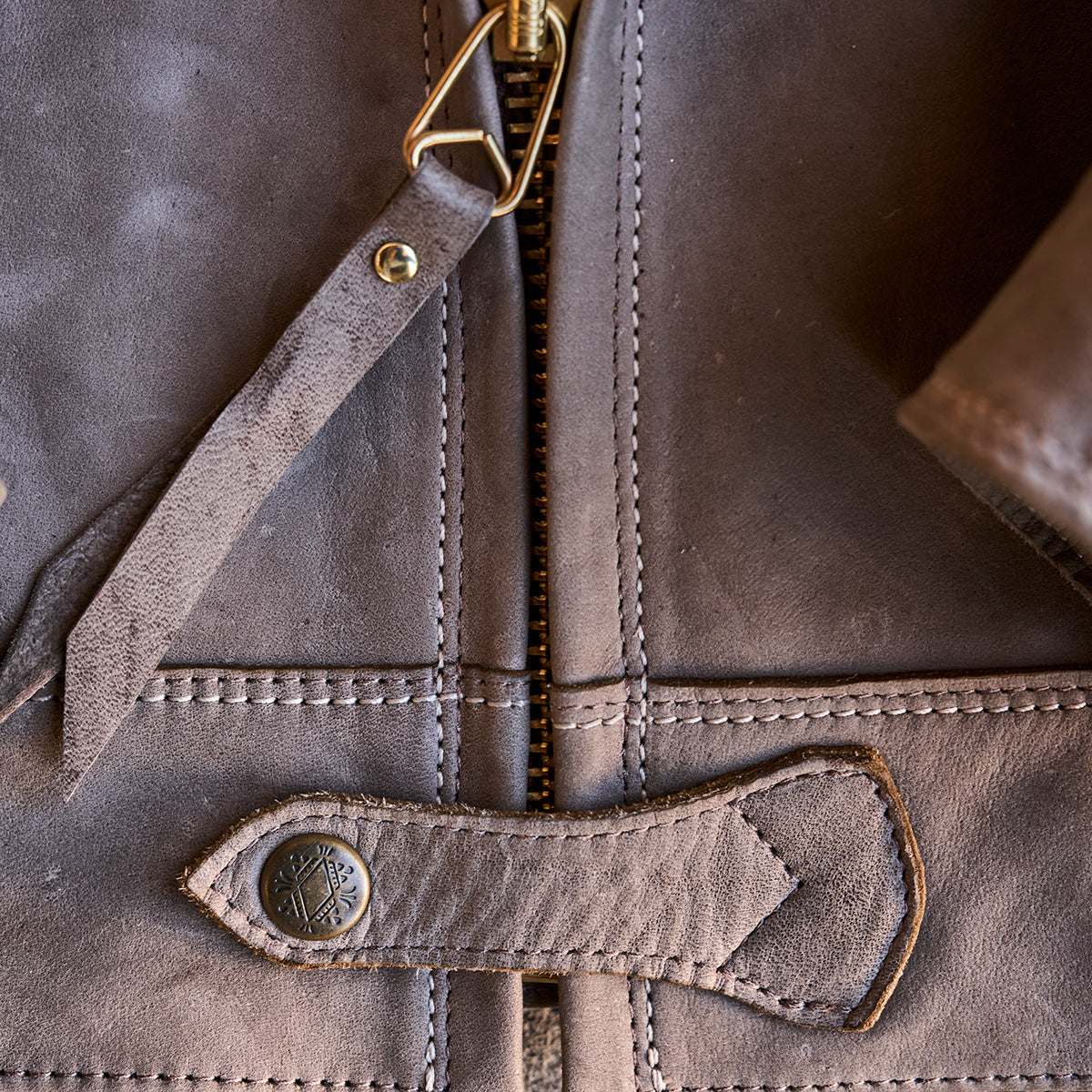 No.69 Union Jacket | Olive-Tanned Horsehide (Coyote)