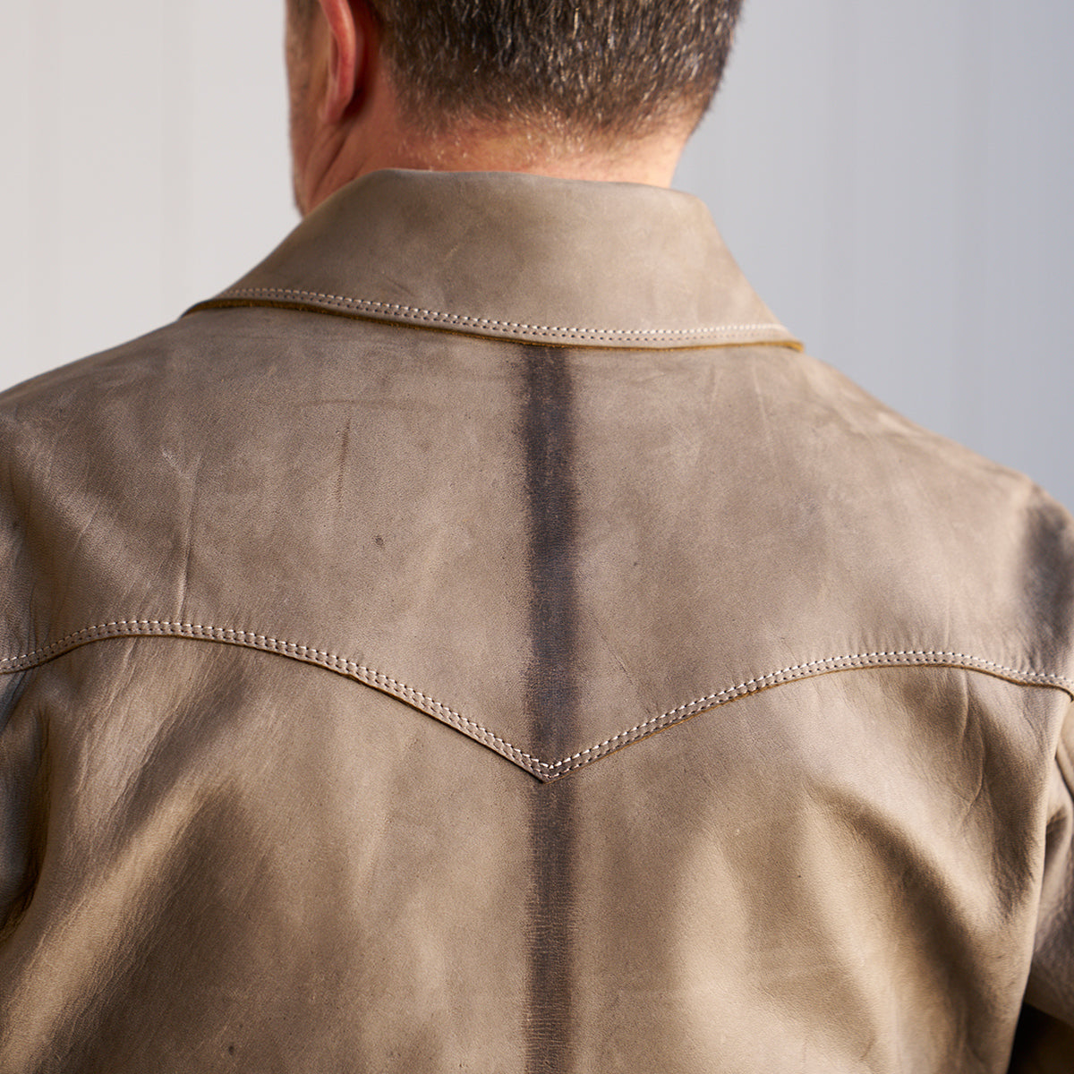 No.69 Union Jacket | Olive-Tanned Horsehide (Coyote)