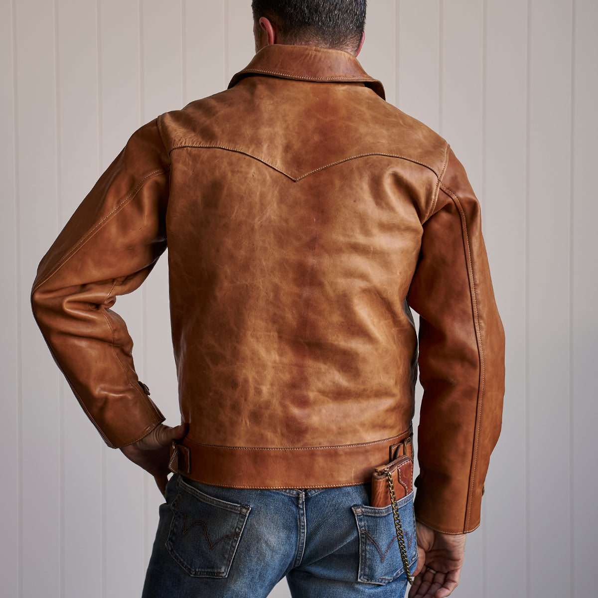 No.69 Union Jacket | Stone-Washed Horween® DHF Horsehide