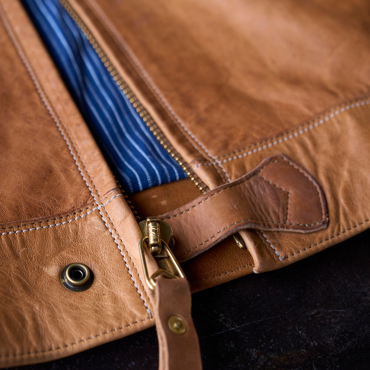 No.69 Union Jacket | Stone-Washed Horween® DHF Horsehide