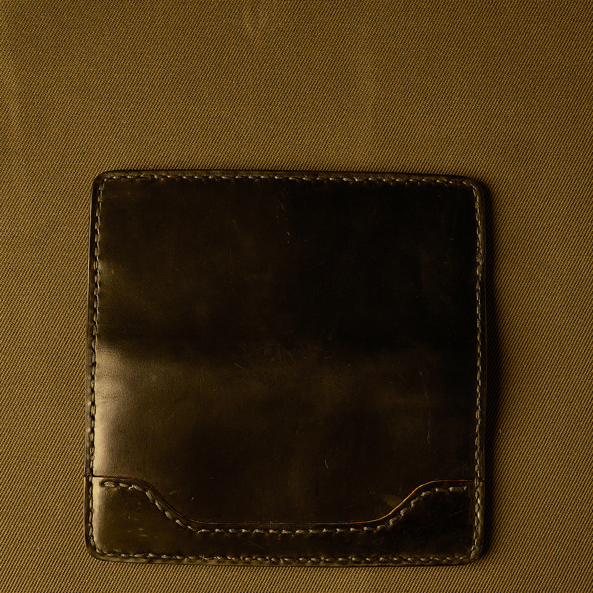 No.830 Garrison Shell & Horse Long Wallet | Black