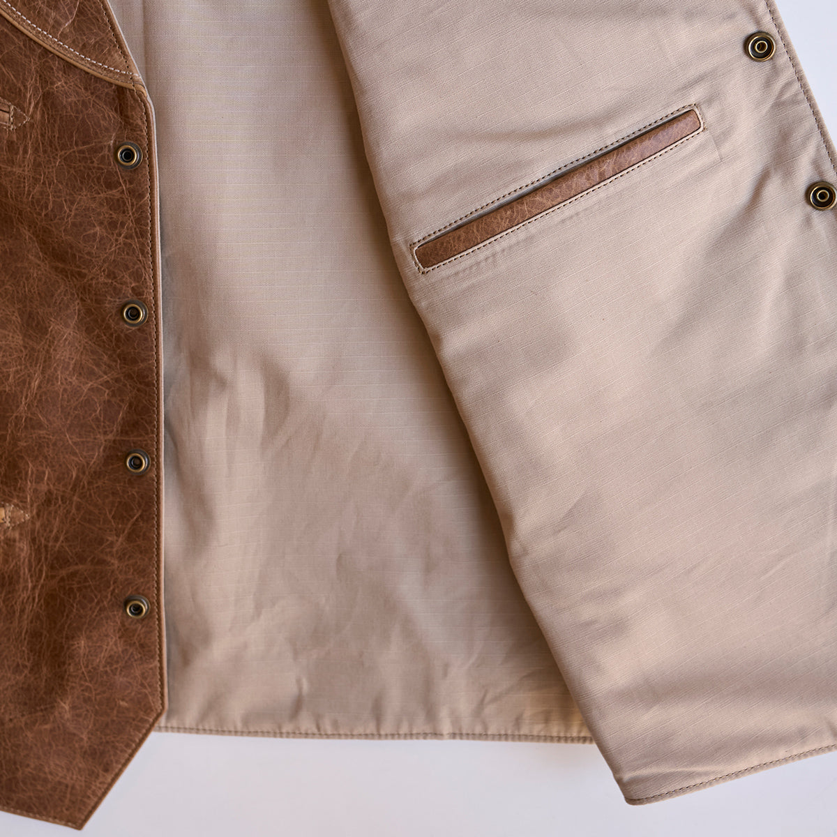 No.484 Vaquero Vest | Stagecoach Tan