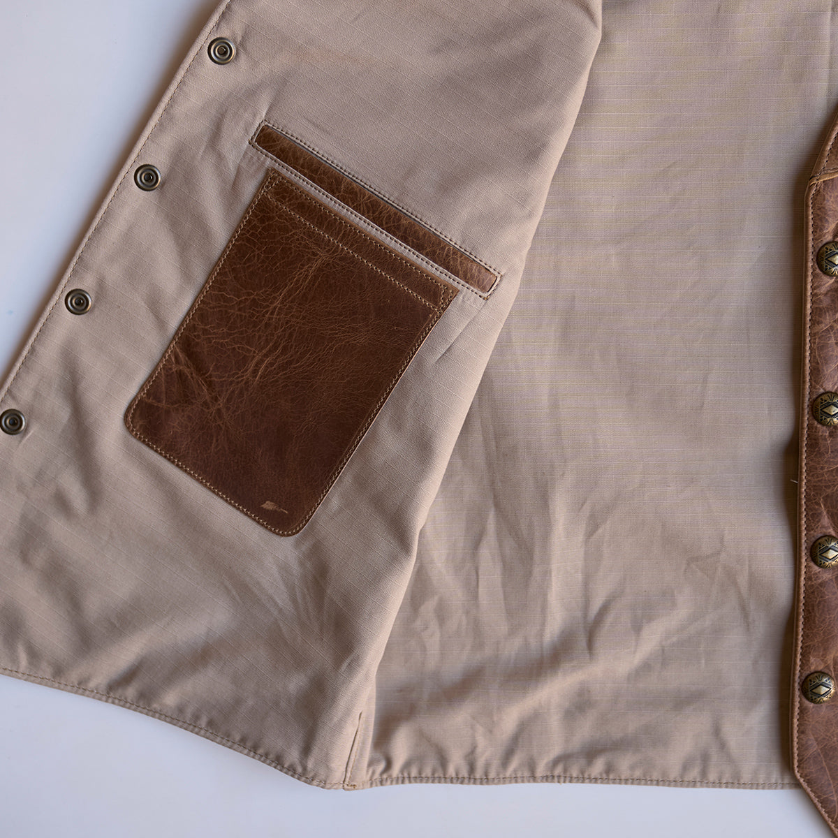 No.484 Vaquero Vest | Stagecoach Tan
