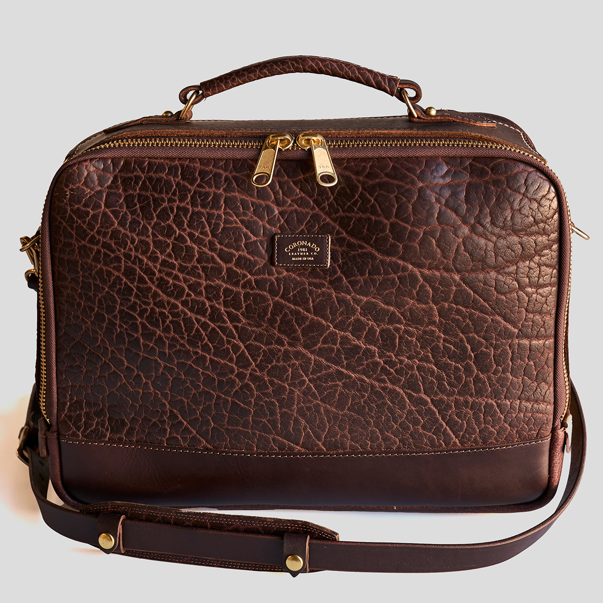No.540 Attaché Case | LE Bison Brown