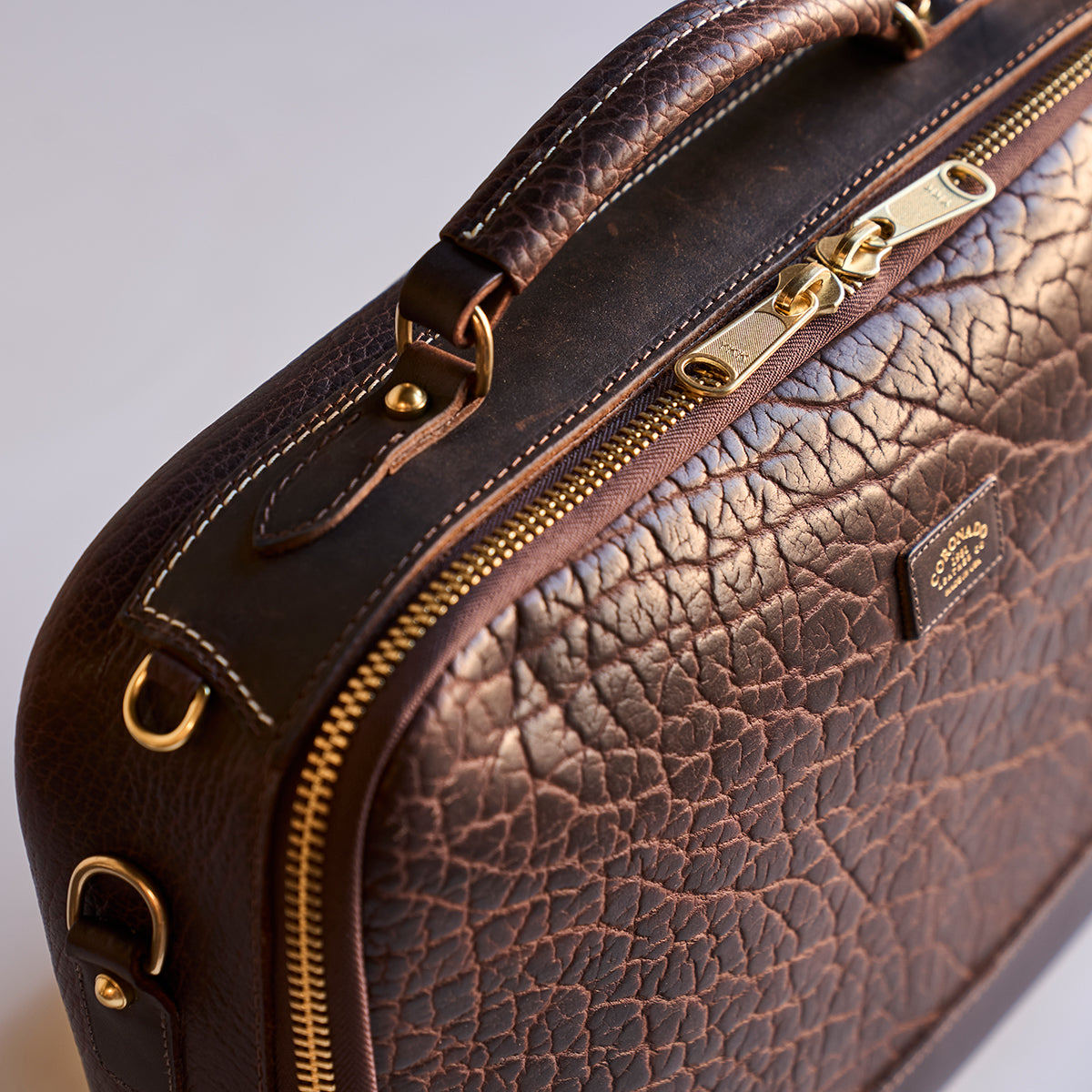No.540 Attaché Case | LE Bison Brown