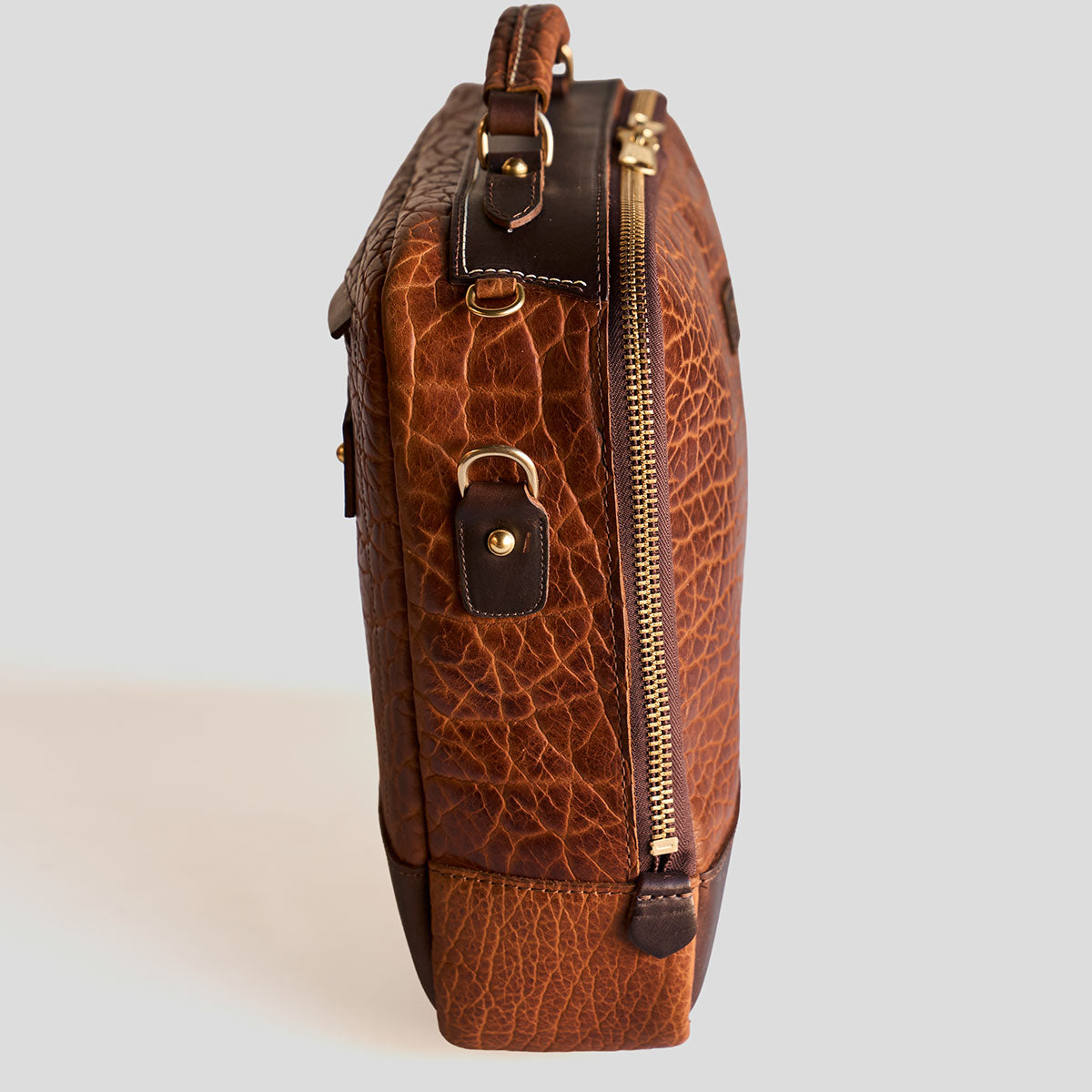 No.540 Attaché Case | LE Bison Walnut