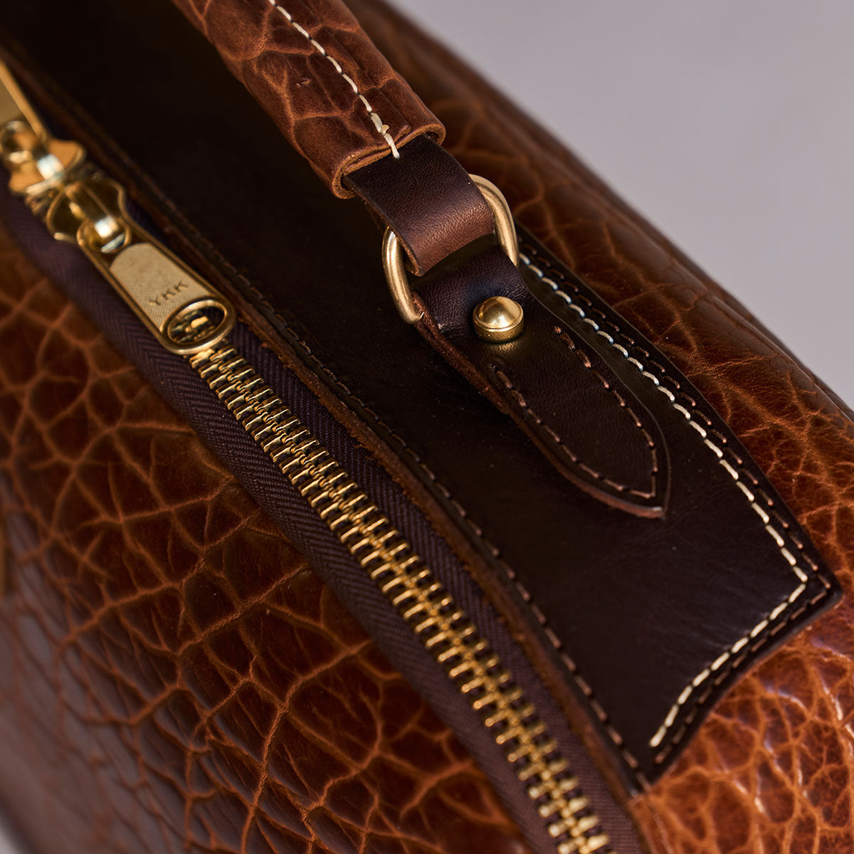 No.540 Attaché Case | LE Bison Walnut