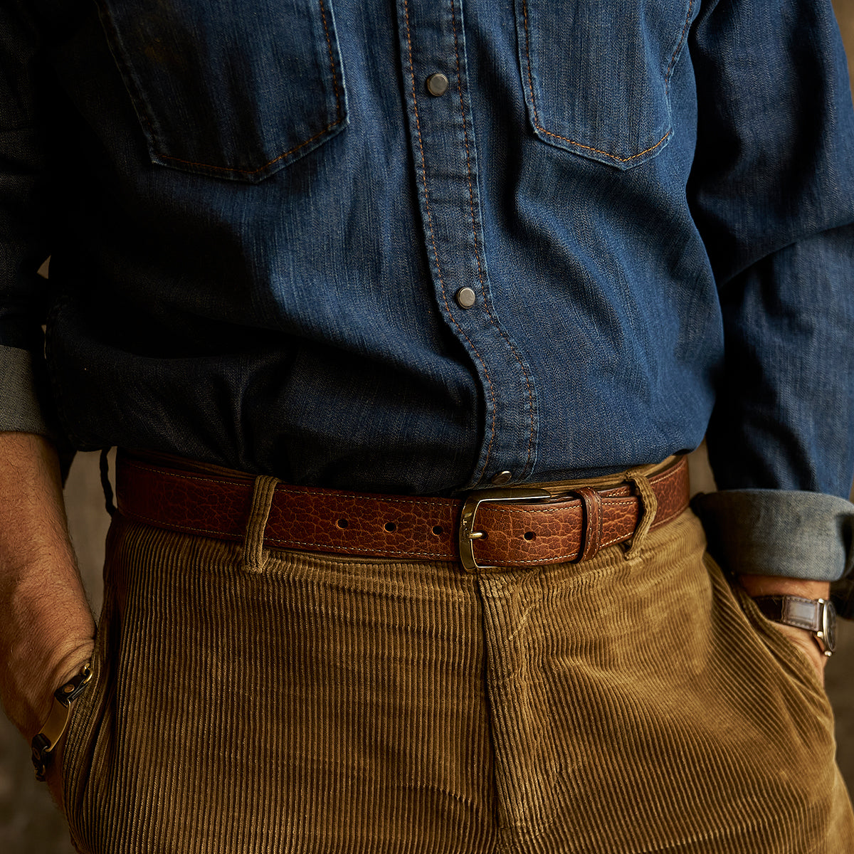No.715 Executive Belt | Bison Black