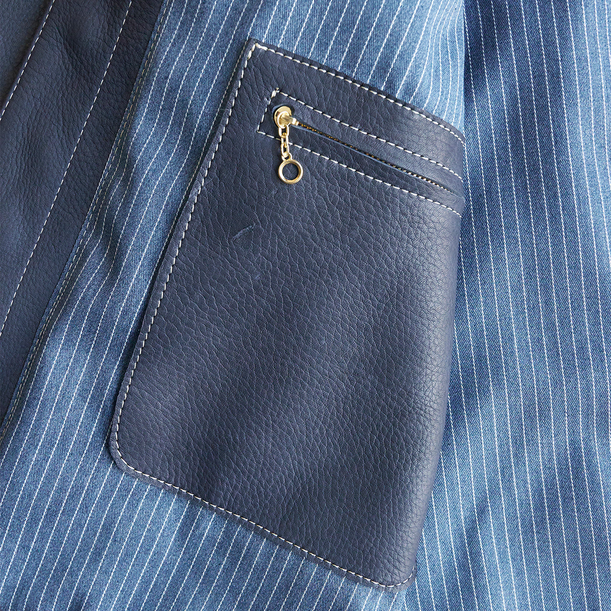 No.210 Dean Jacket | Deerskin Indigo