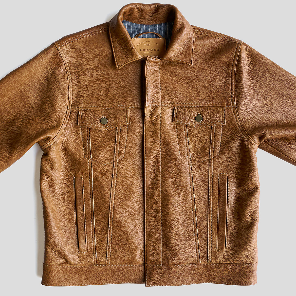 No.210 Dean Jacket | LE Deerskin Tan