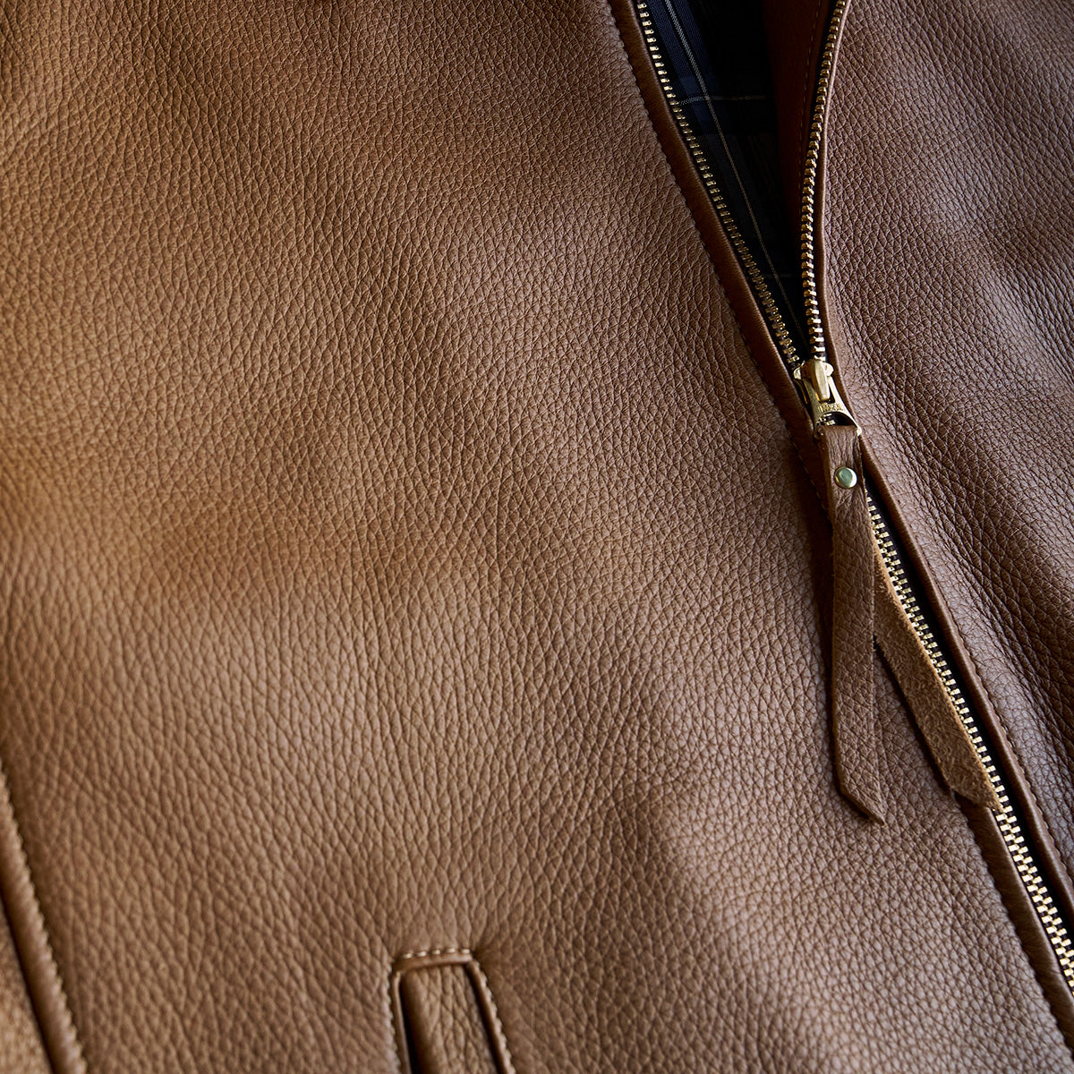 No.320 Garrison Jacket | Italian Deerskin Brown