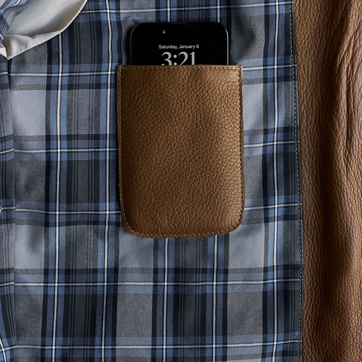 No.320 Garrison Jacket | Italian Deerskin Brown
