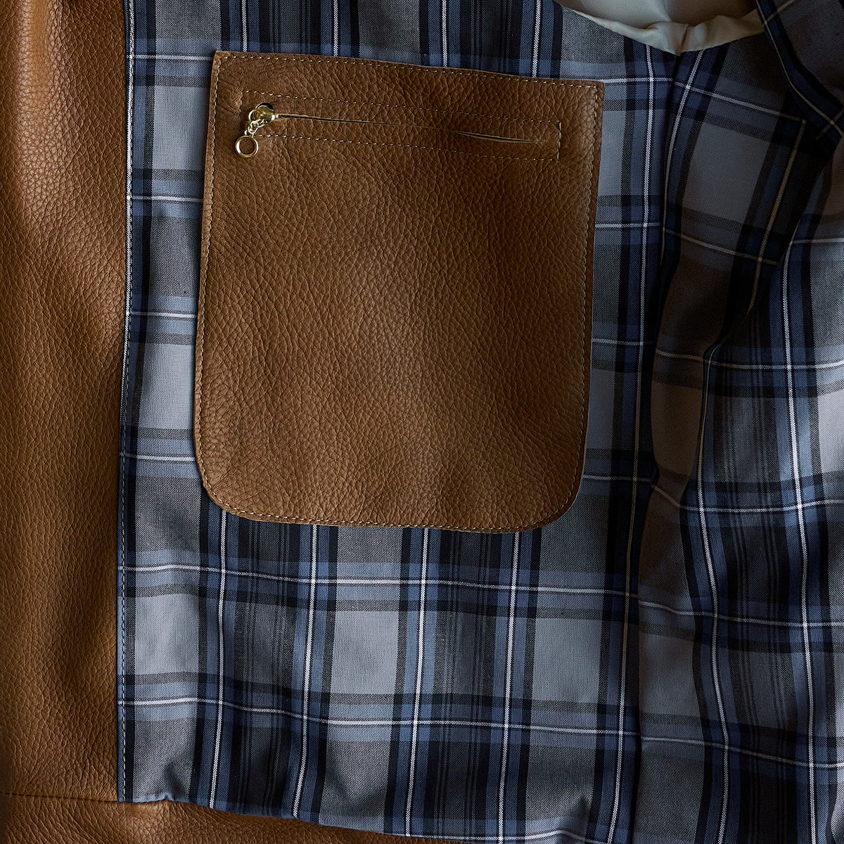 No.320 Garrison Jacket | Italian Deerskin Brown