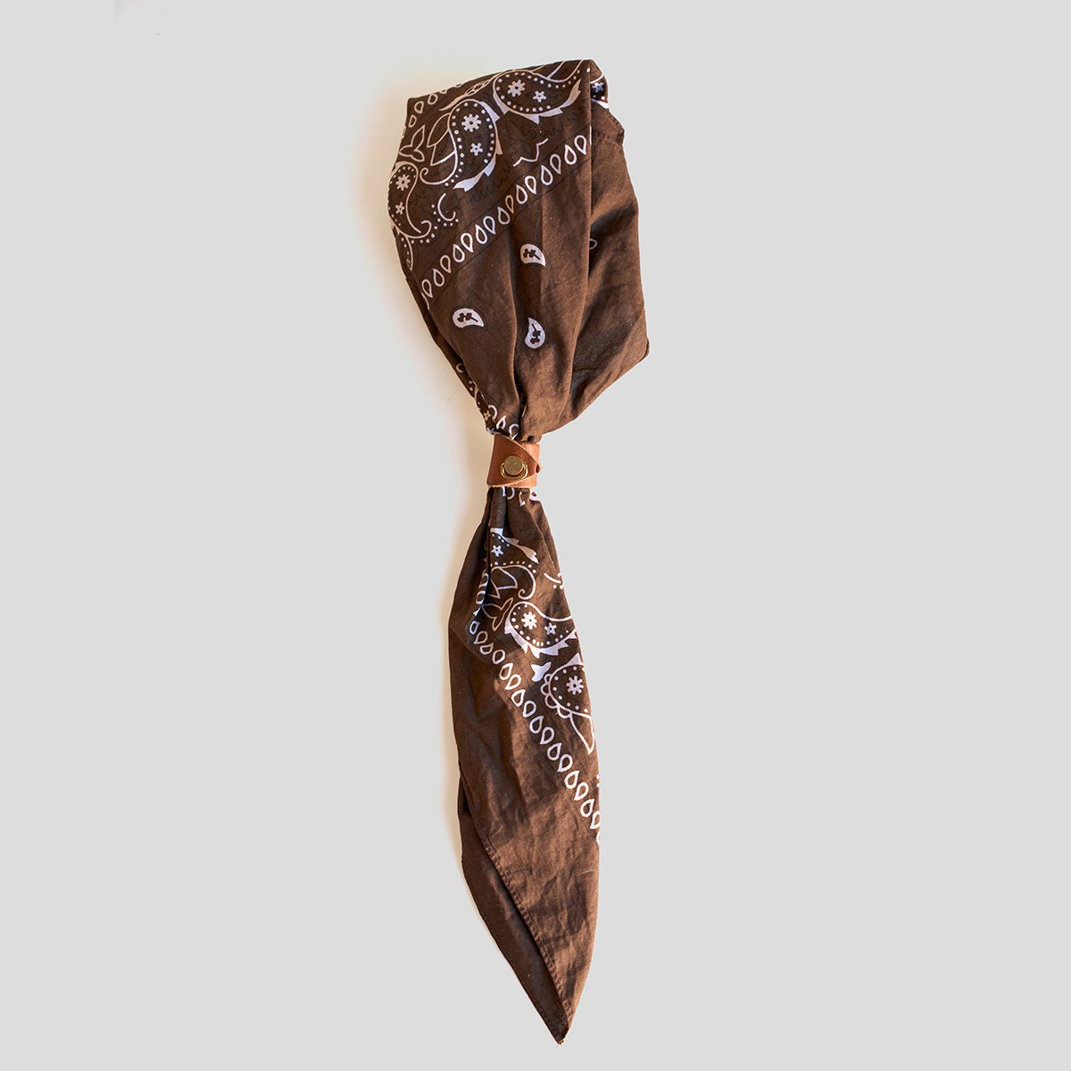 No.831 Bandana & Leather Keeper | Stone-Washed