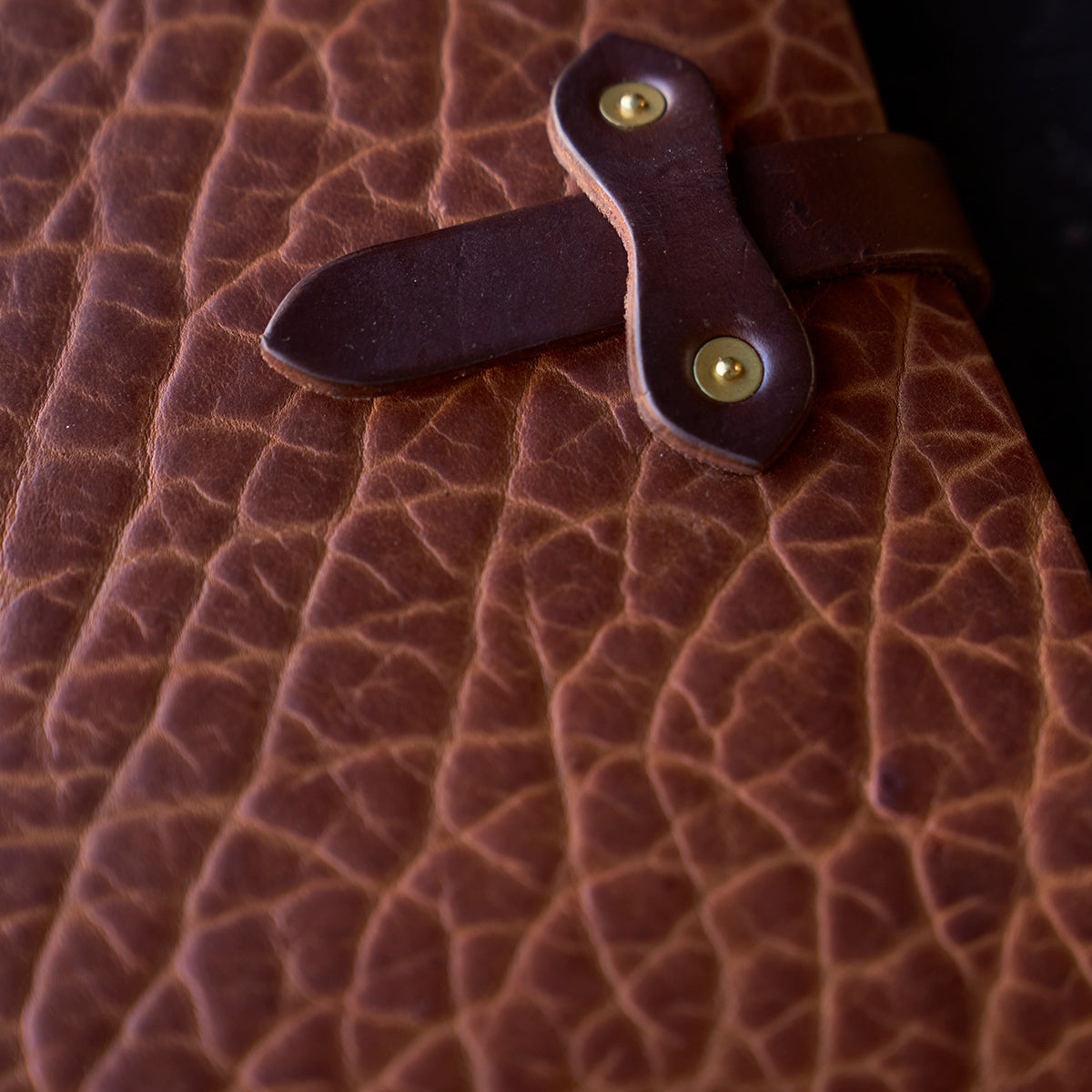 No.820 Portfolio A5 | Shrunken Bison Walnut