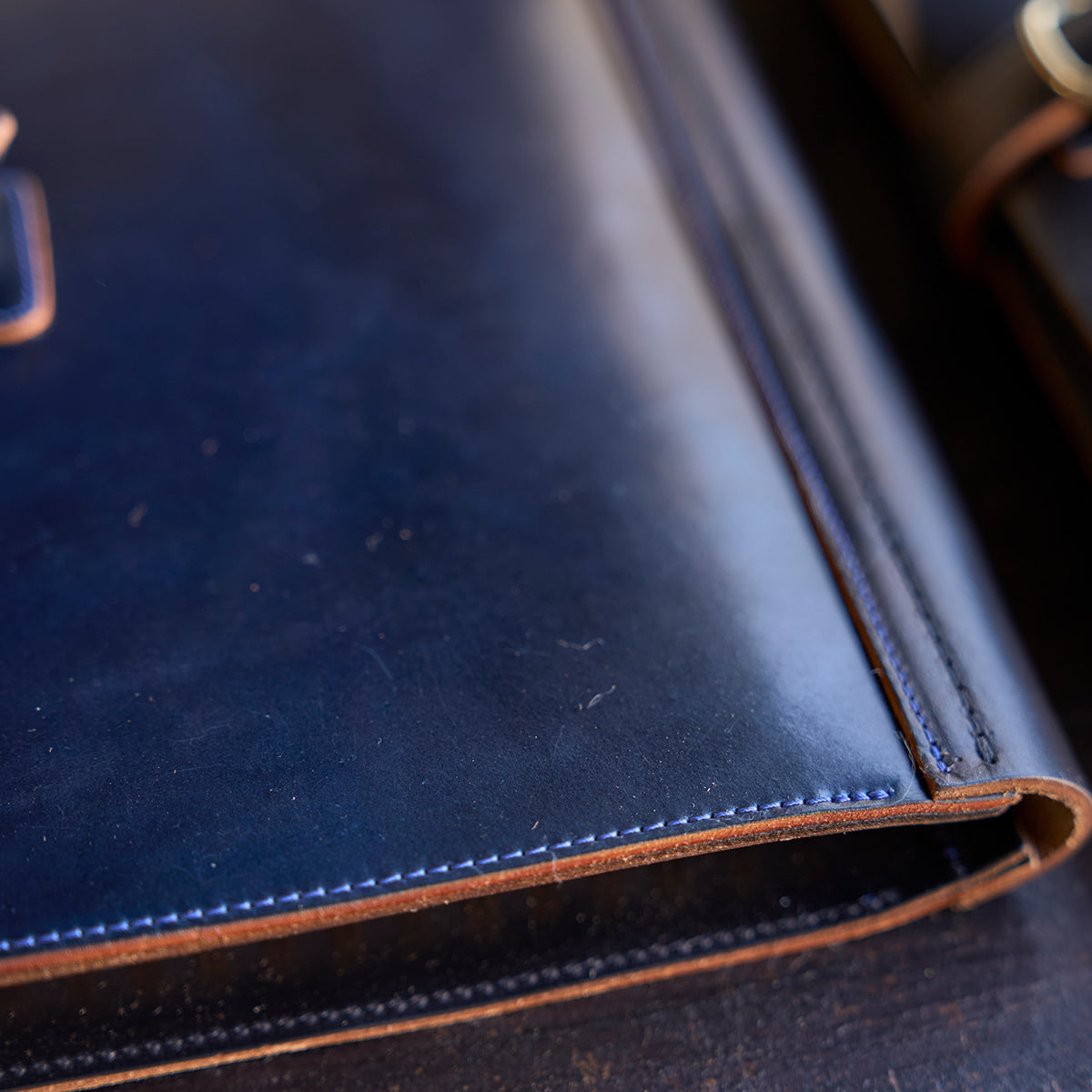 No.822 Portfolio A5 | Horween® Shell Cordovan (Navy)
