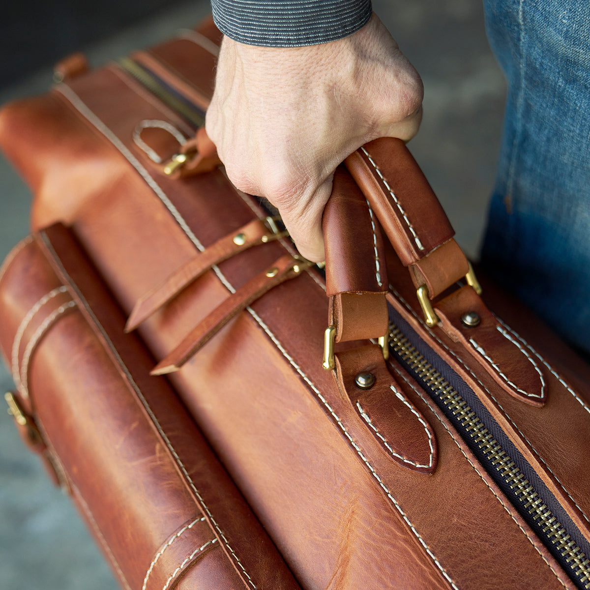 No.207 CEO Duffel | Americana Natural