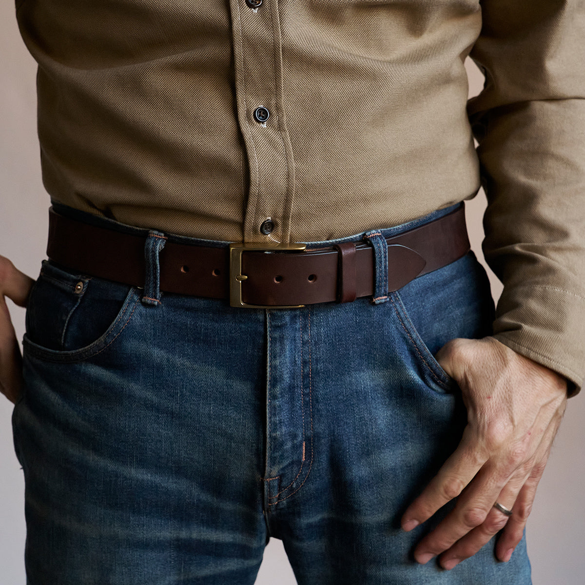 Classic Horsehide Belt No.94 | Dark Chocolate