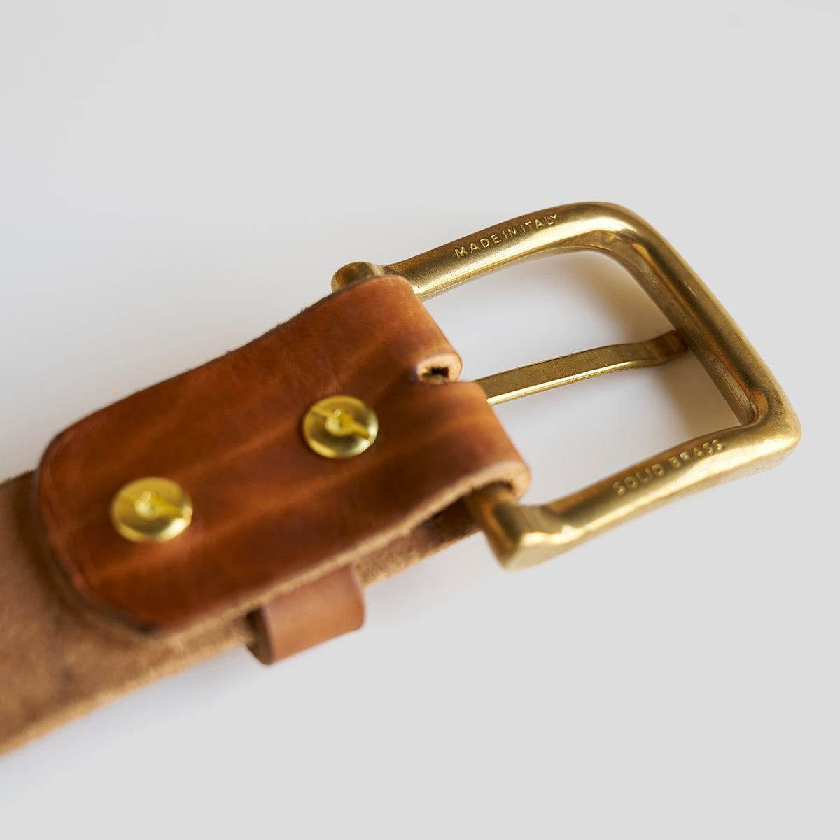No.795 Vintage Embossed Belt | Mushroom