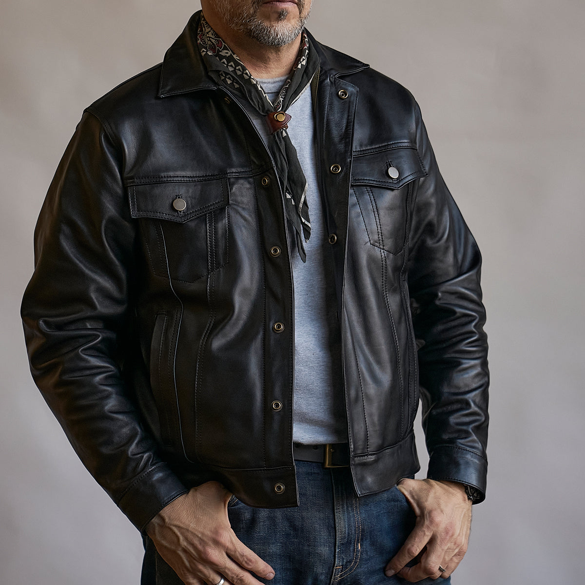 No.210 Dean | Vintage Horween® Horsehide Charcoal (LE x5)