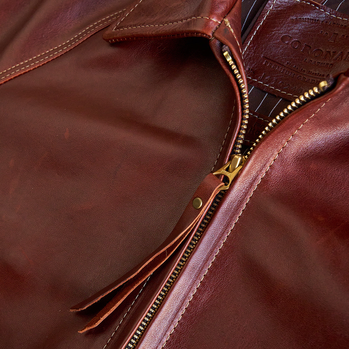 No.410 Raglan Jacket | LE Vintage Horsehide Cognac