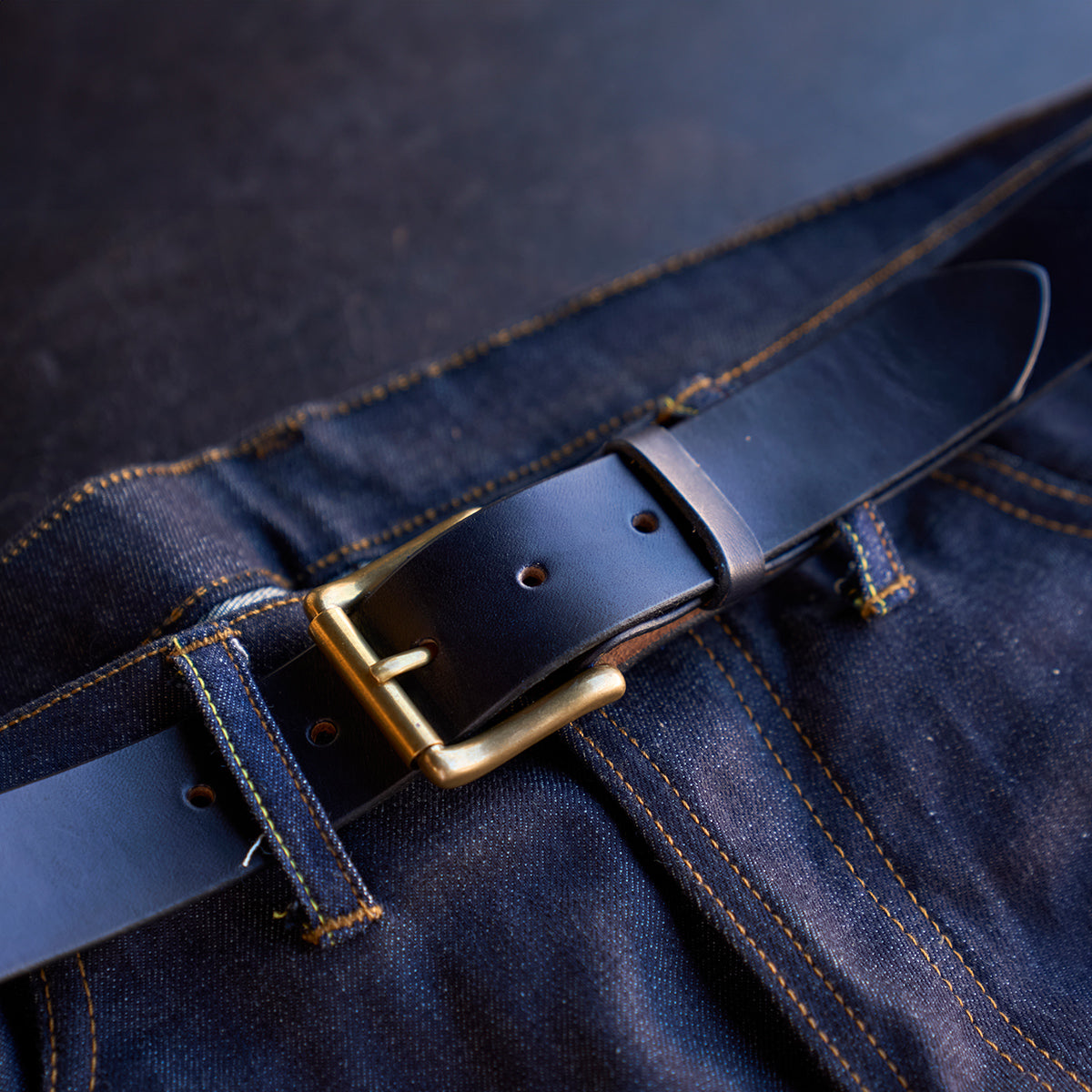 No.140 Indigo SD Belt | Horween® Horsehide
