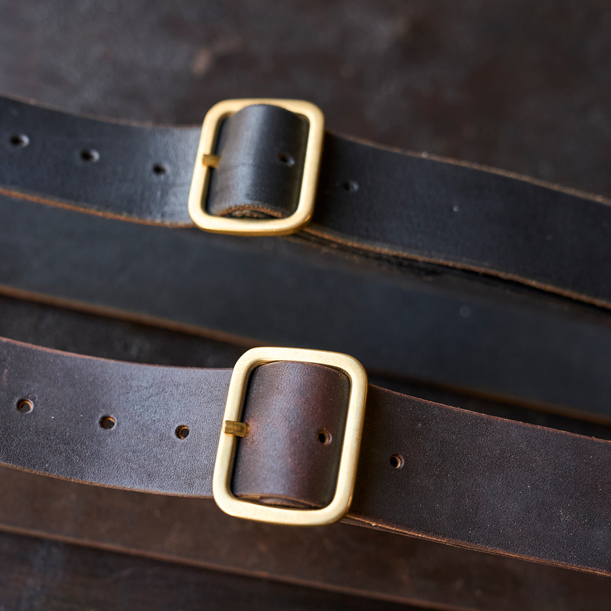 No.145 Italian Garrison Belt | Horween® Latigo Brown