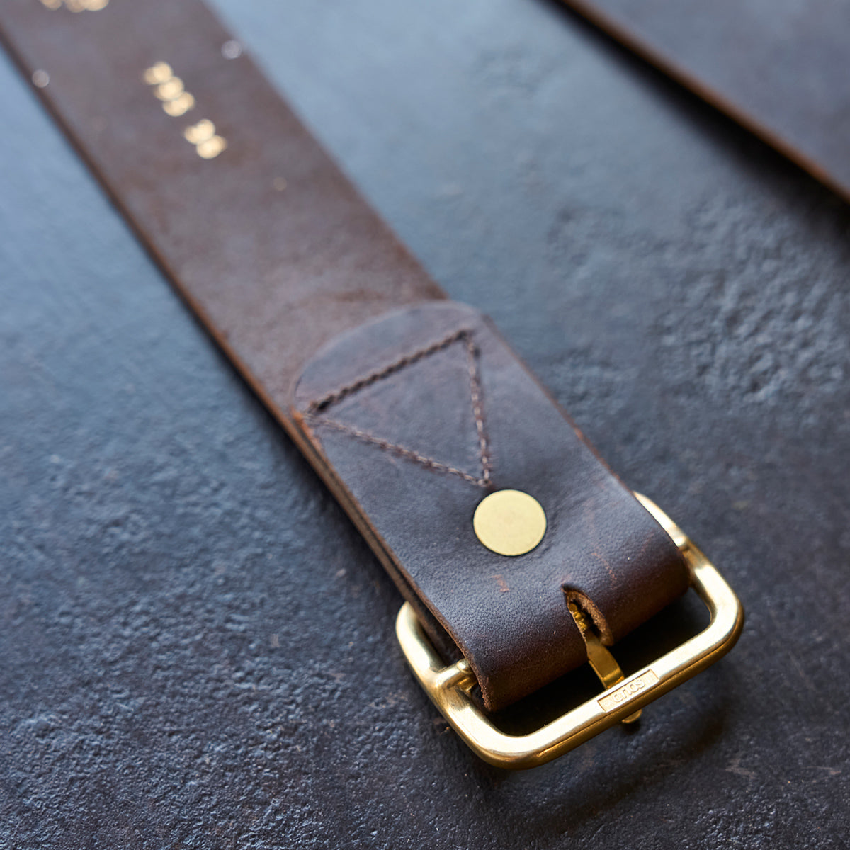 No.145 Italian Garrison Belt | Horween® Latigo Brown