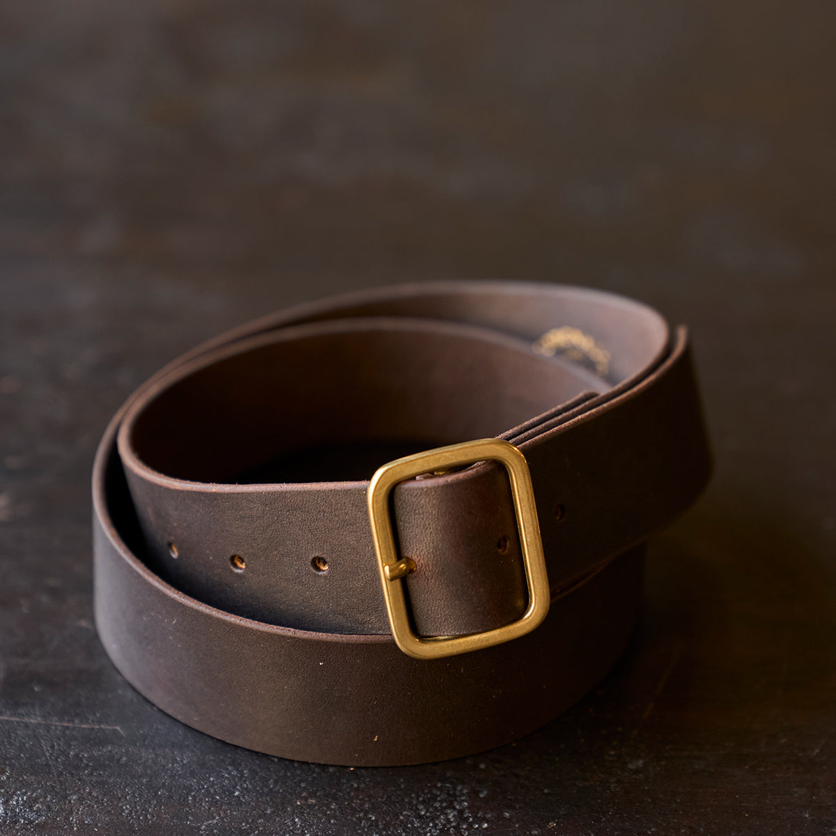 No.145 Italian Garrison Belt | Horween® Latigo Brown