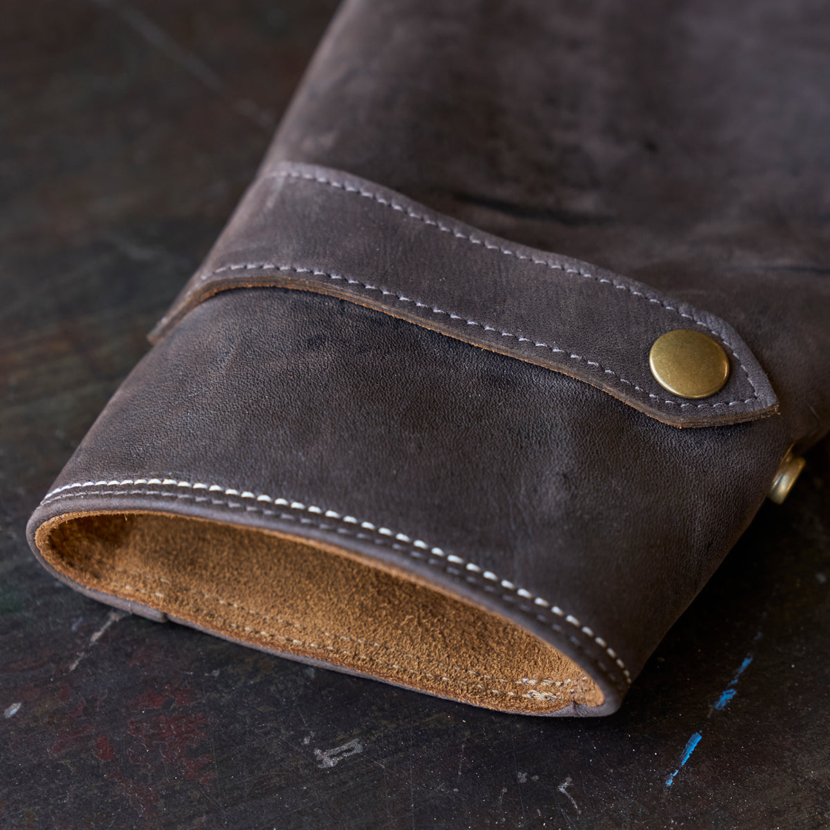 No.69 Union Jacket | Olive-Tanned Horsehide (Wenge)
