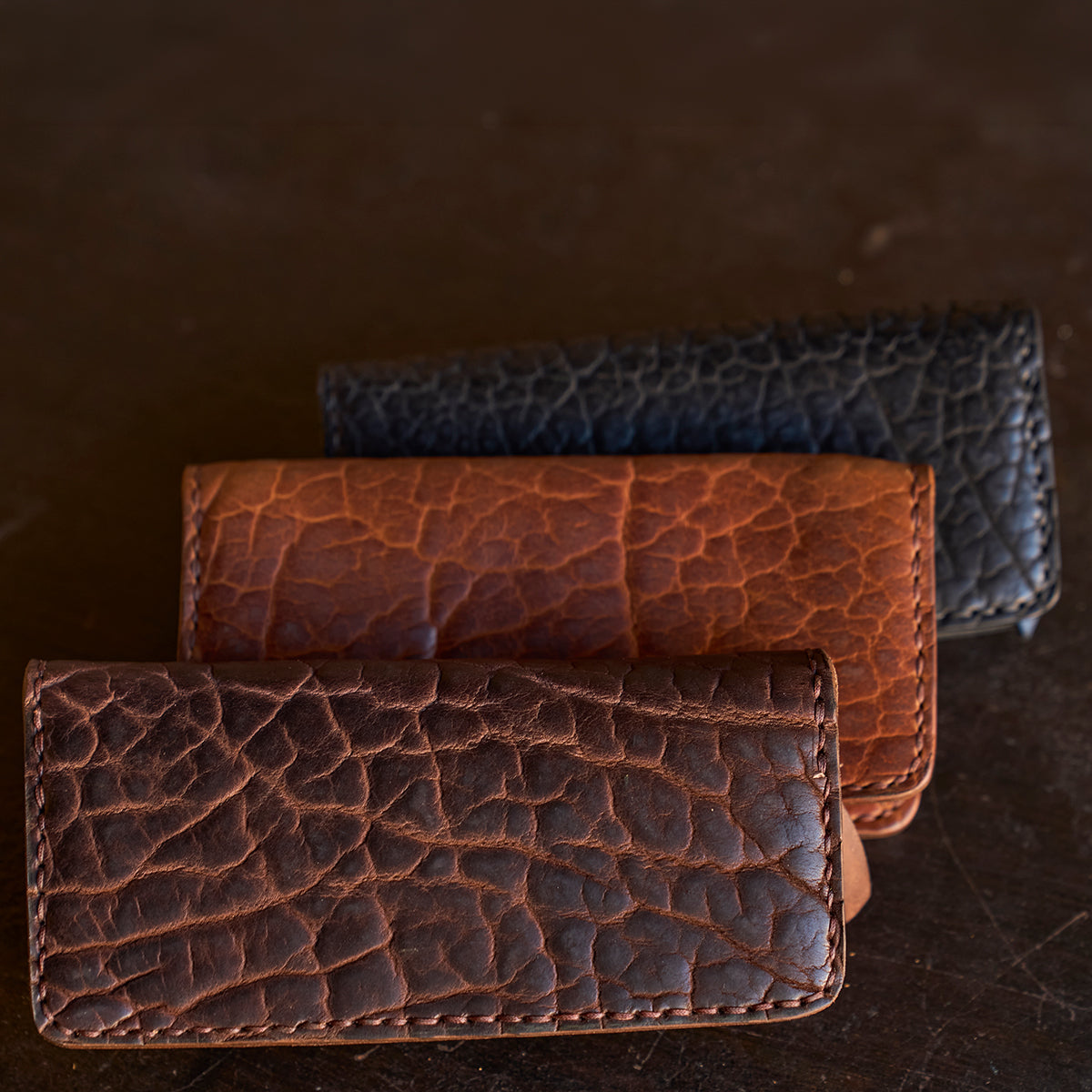 No.830 Handsewn Long Wallet | Bison Brown