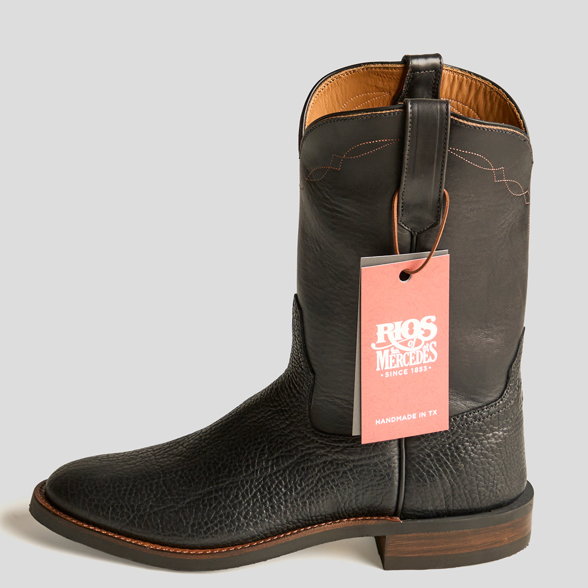 Roper Boot No.10 | Horween® Black Bison (PRE-ORDER)