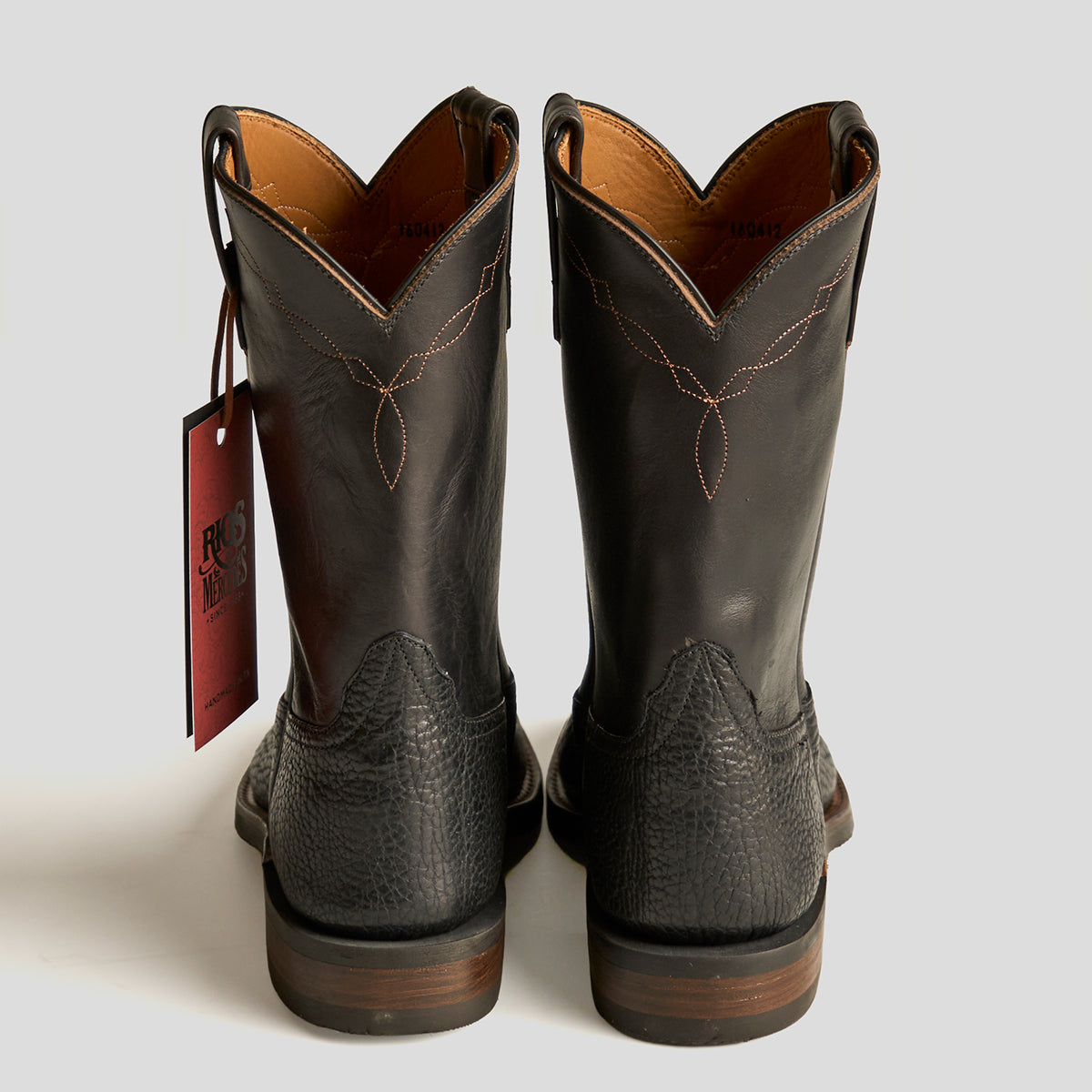 Roper Boot No.10 | Horween® Black Bison (PRE-ORDER)