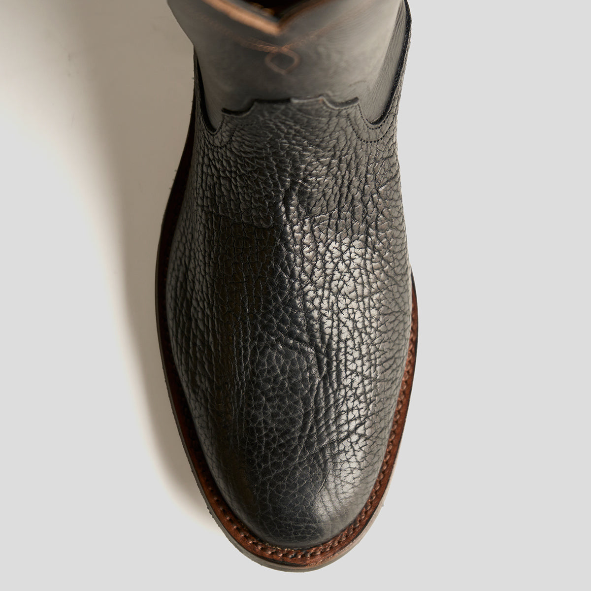 Roper Boot No.10 | Horween® Black Bison (PRE-ORDER)