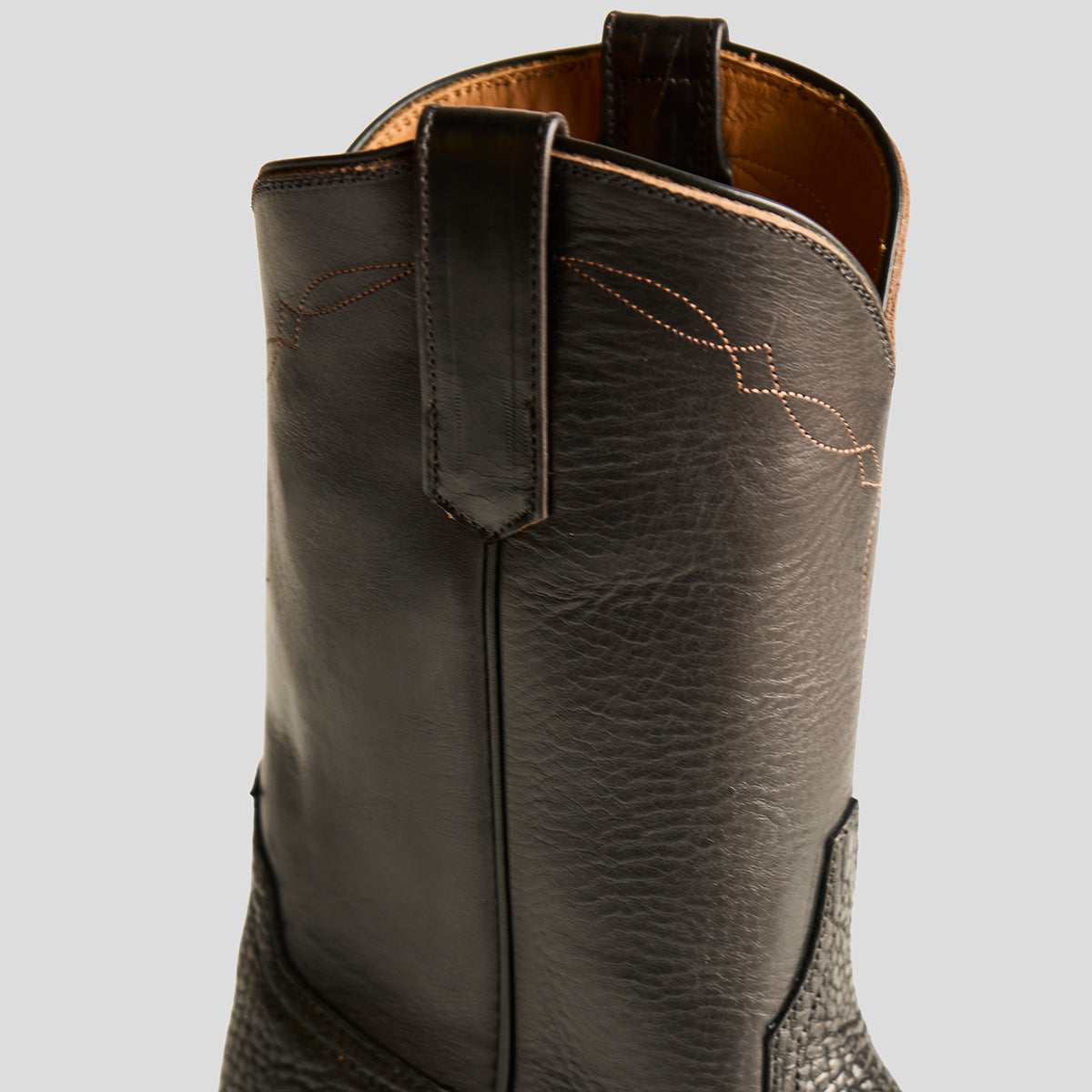 Roper Boot No.10 | Horween® Black Bison (PRE-ORDER)