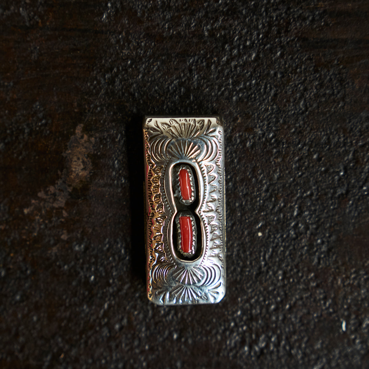 No.14 Heritage Silver Clip Wallet | Walnut Bison