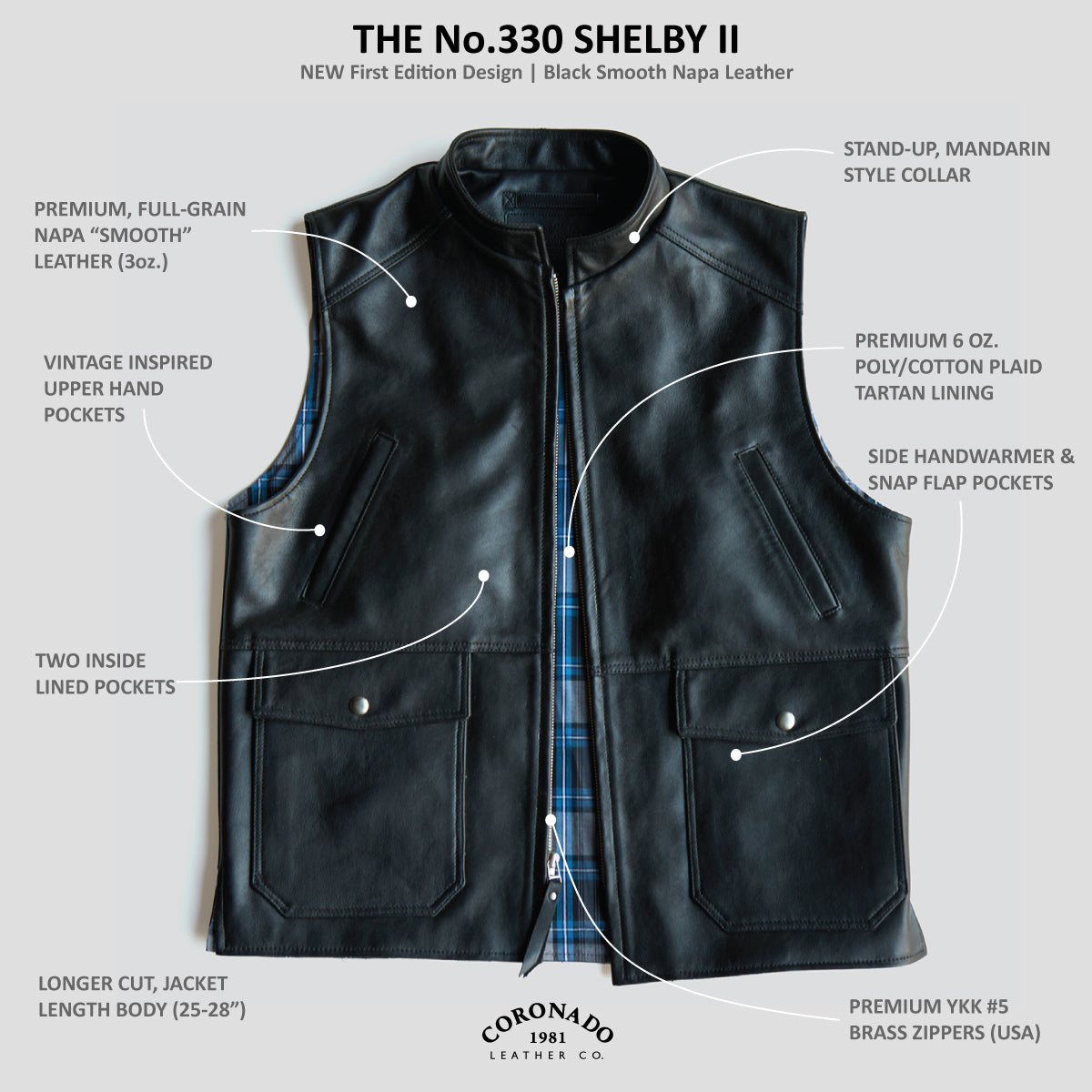NO.330 Shelby II Vest | Indy Bison