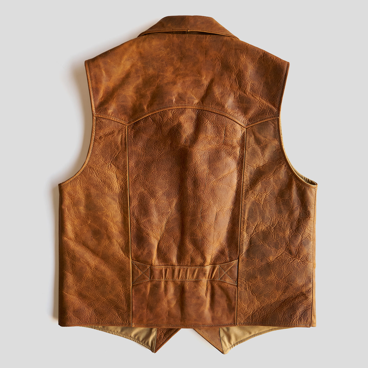 No.39 Indy Bison Ranchers Vest | Saddle Tan